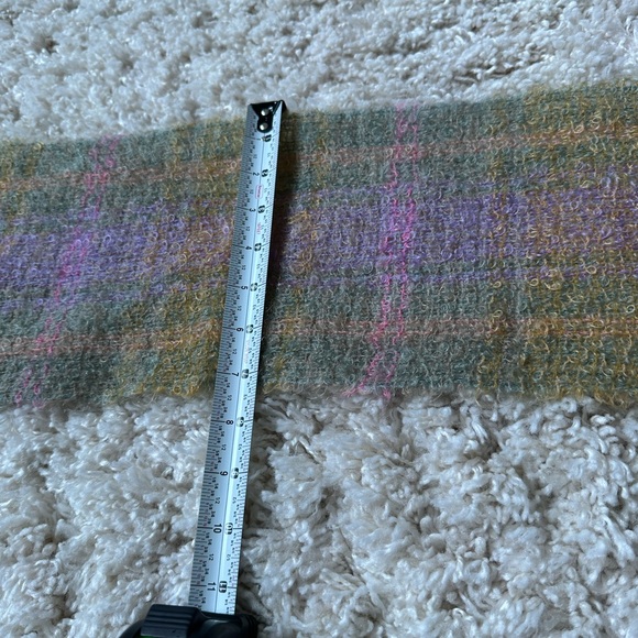 Andrew Stewart Mohair/Wool Woven In Scotland Scarf - Picture 4 of 5